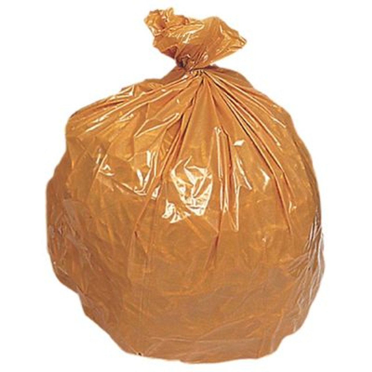 Renown Can Liner, 15 Gal., 0.7 Mil, Low Density Tan 22" X 34" , Case Of 300