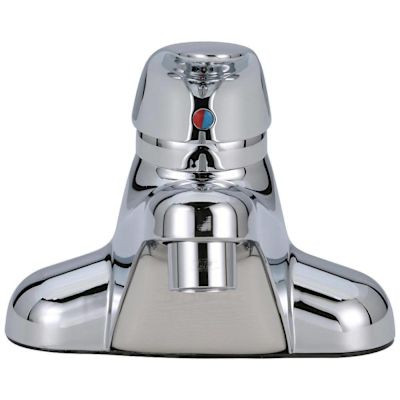 Zurn Deck-Mount Manual Faucet W/Grid Strainer 0.5 GPM Aerator - Chrome Finish