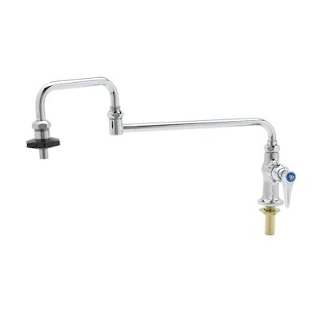 T&S Brass And Bronze Pot Filler Deck Mount Single Temp 18" Insltd On-Off Control