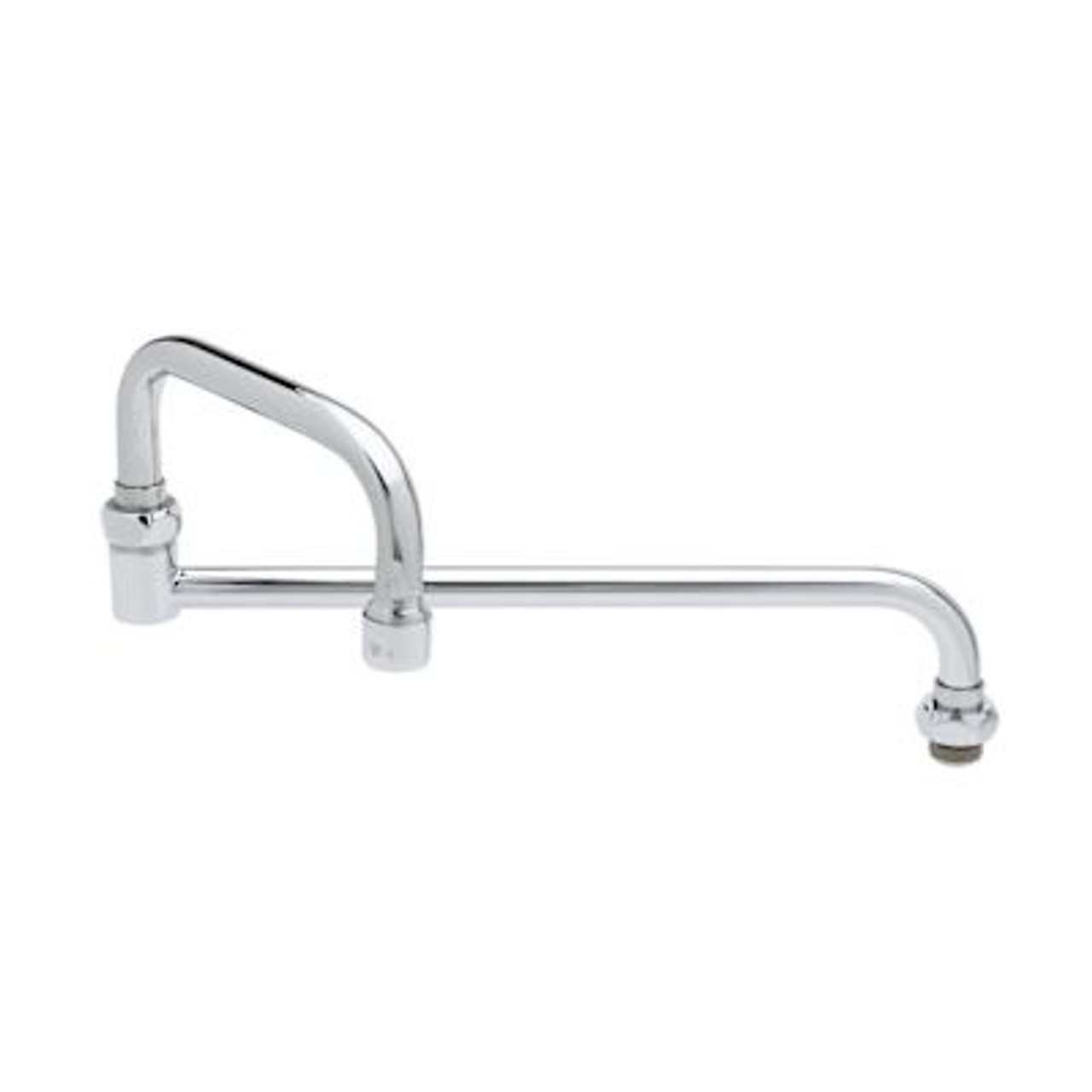 T&S Brass And Bronze Dbl Joint Swing Nzzl 12" Back/6" Front 18" Overall Length