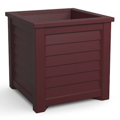 Mayne Lakeland 20x20 Square Planter - Cranberry Red