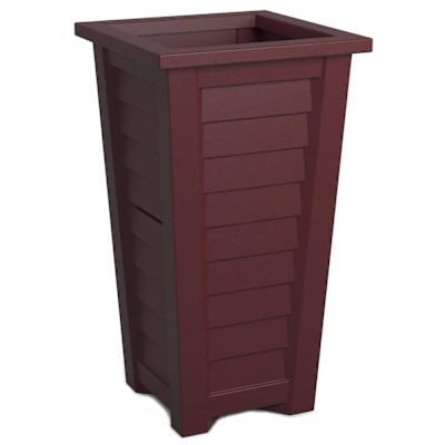 Mayne Lakeland 28" Tall Planter - Cranberry Red