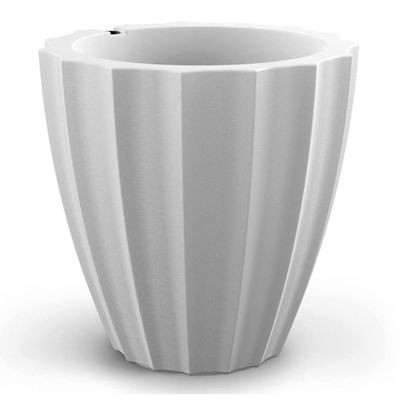 Mayne Sedona 18" Round Planter - White