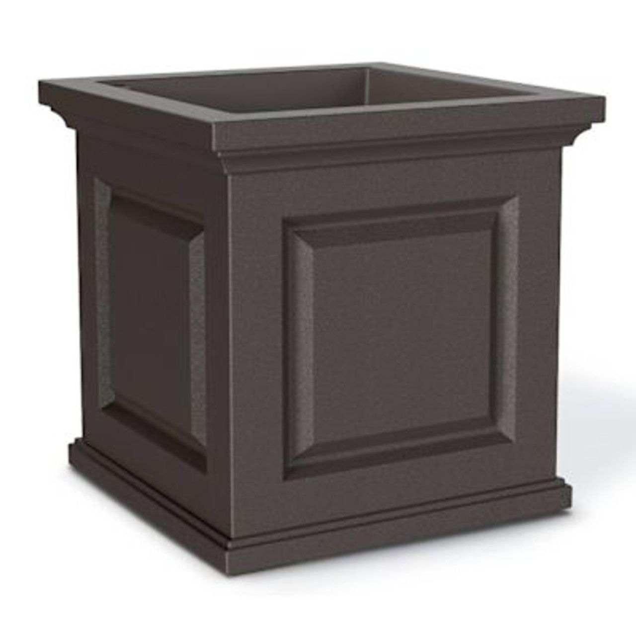 Mayne Nantucket 20x20 Square Planter - Espresso