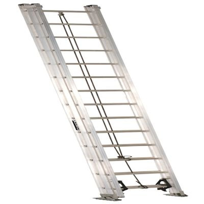 Louisville Ladder Ae2200 28 Ft. 300 Lb. Aluminum 28-Step Extension Ladder