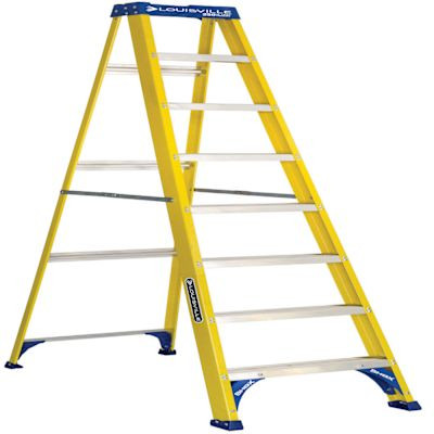 Louisville Ladder Fs2000 8 Ft. 250 Lb. Fiberglass 7-Step Stool Ladder