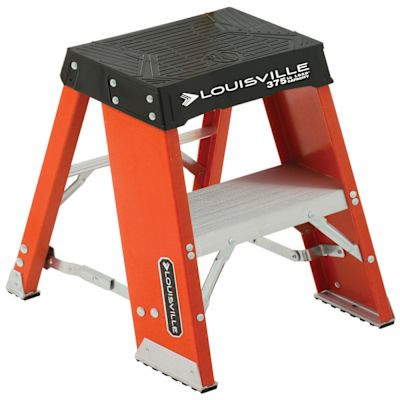 Louisville Ladder Fy8000 2 Ft. 300 Lb. 2-Step Fiberglass Step Stool