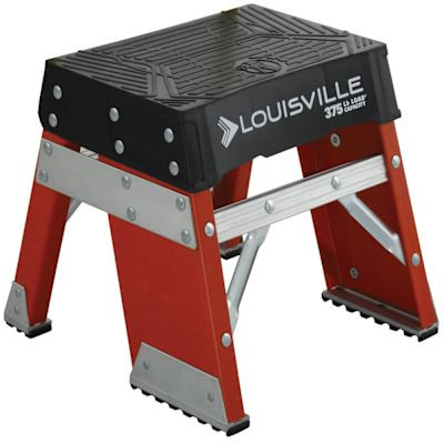 Louisville Ladder Fy8000 1 Ft. 300 Lb. 1-Step Fiberglass Step Stool