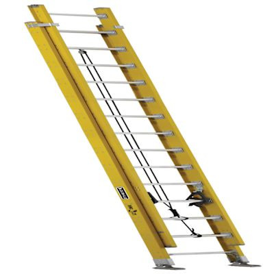 Louisville Ladder Fe4200hd 28 Ft. 375 Lb. Fiberglass 28-Step Extension Ladder