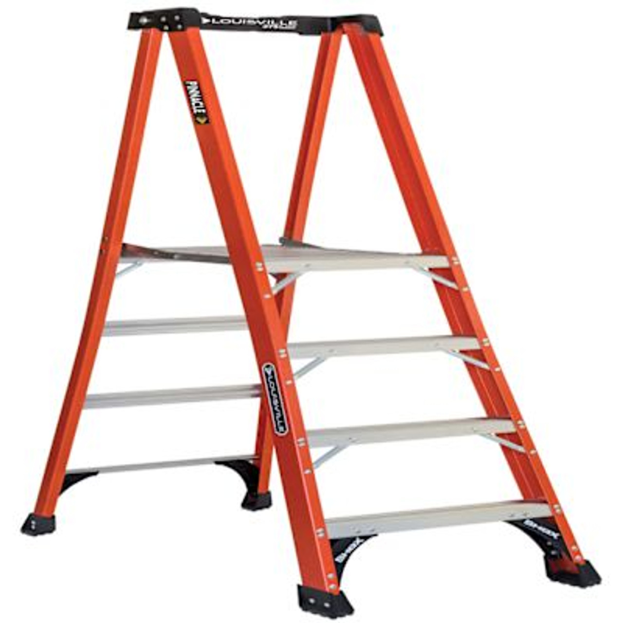 Louisville Ladder Fxp1800hd 4 Ft. 375 Lb. Fiberglass Pinnacle Platform Step Ladder