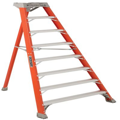 Louisville Ladder Ft1500 8 Ft. 300 Lb. Fiberglass 8-Step Tripod Ladder