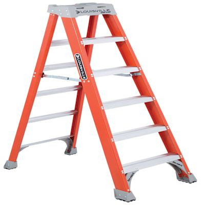 Louisville Ladder Fs1500 6 Ft. 300 Lb. 5-Step Fiberglass Step Ladder