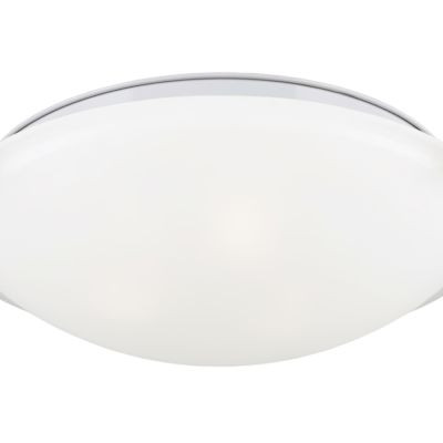 Generation Lighting Brushed NICKEL Clip Three Light Ceiling Flush Mount