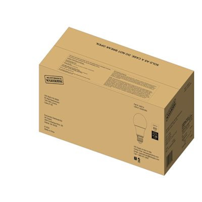 Maintenance Warehouse Maintenance Warehouse LED 60w A19 Bulb Non-Dimmable 3000k Package Of 100