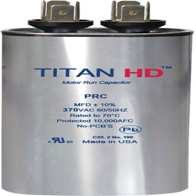 Packard Titan Hd Run Capacitor 10 Mfd 370 Volt Round, Box Of 10