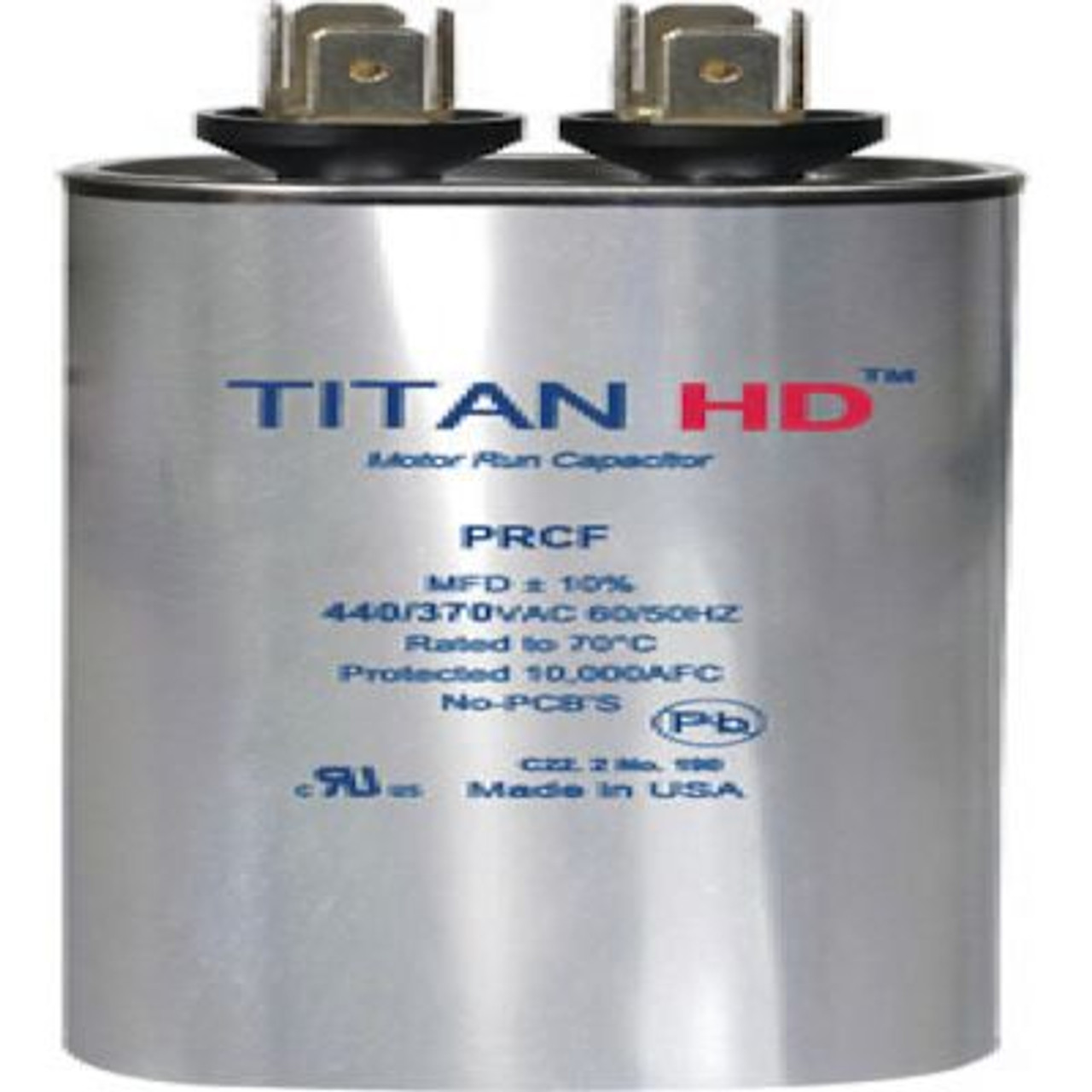 Packard Titan Hd Run Capacitor 45 Mfd 440/370 Volt Round, Box Of 5