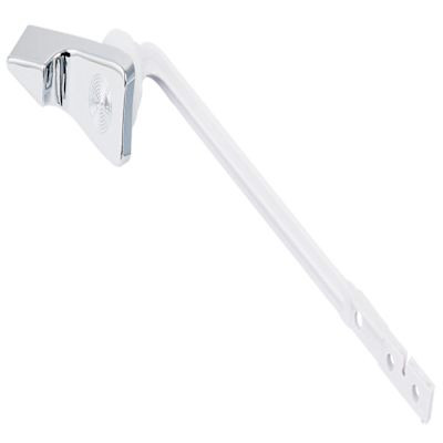Toilet Tank Lever, Plastic Arm, Chrome Handle, Package Of 2