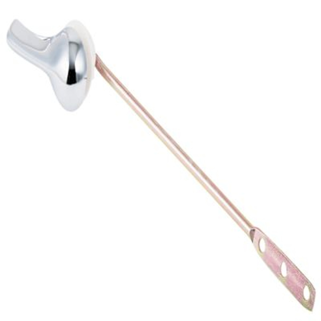 Toilet Tank Lever, Metal Alloy Arm, Chrome Handle, Metal Nut, Package Of 2