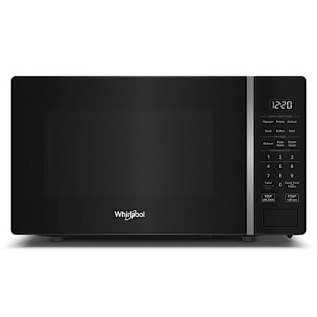 Whirlpool 0.7 Cu. Ft. Black Countertop Microwave With Steam Clean - 700 Watt