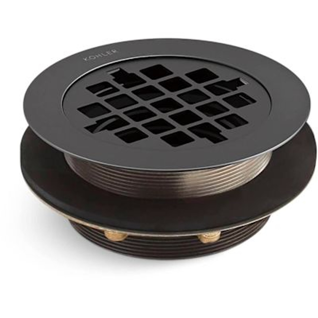 Kohler Round Shower Drain For Use With Plastic Pipe Gasket Included