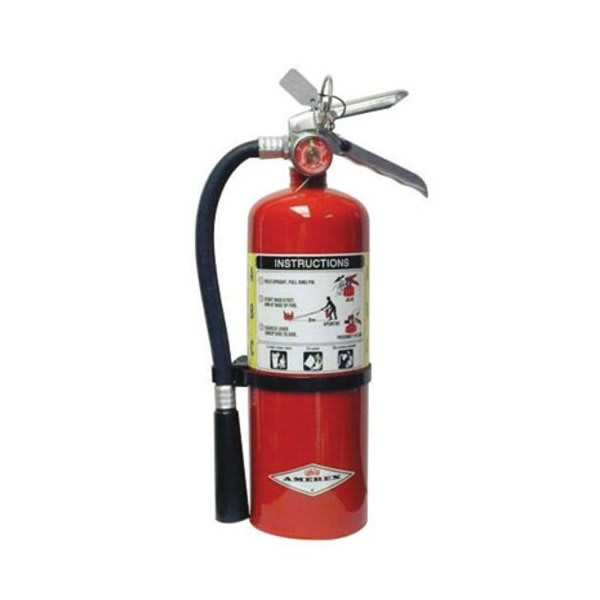 Amerex 5 Lb 2a:10b:c Stored Pressure Abc Dry Chemical Multi-Purpose Fire Extinguisher
