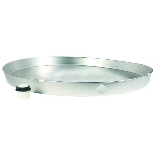 Camco 22 In Aluminum Water Heater Pan With Pvc Fitting