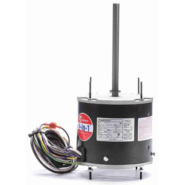 Century Motors Condenser Fan Motor, 1/3-1/6 Hp, 1 Ph, 60 Hz, 208-230 V, 1075 RPM