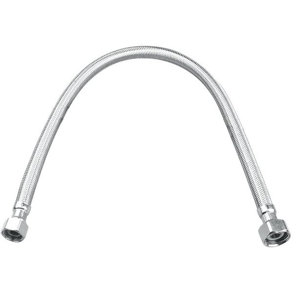 Durapro 3/8" Comp X 1/2" Fip X 20" Braided Stainless Steel Faucet Supply Line