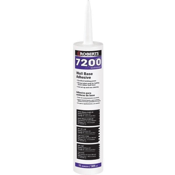 Roberts 7200 Base Bond Adhesive, 11 Oz. Case Of 12