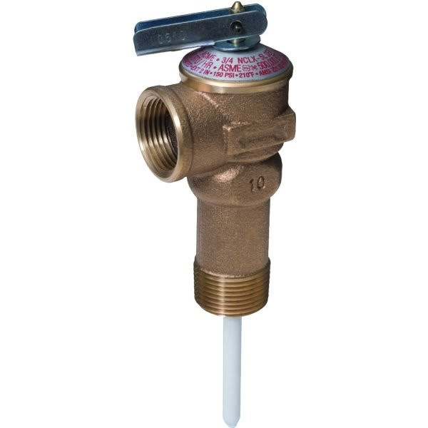 Cash Acme T And P Relief Valve 3/4" Extended Shank