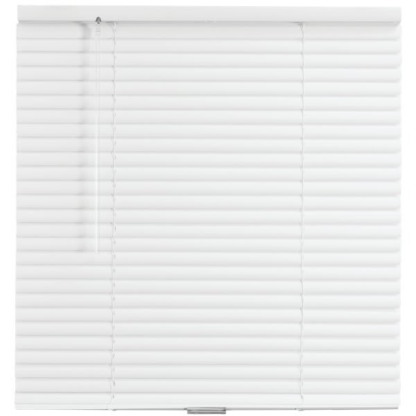 Champion 1 In. Aluminum 23 In. X 84 In. Room Darkening Blind, White
