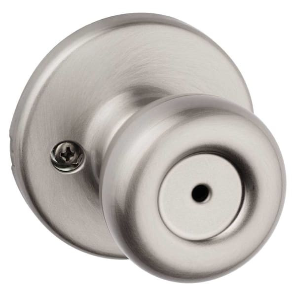Kwikset Tylo Satin Nickel Bed/Bath Privacy Door Knob