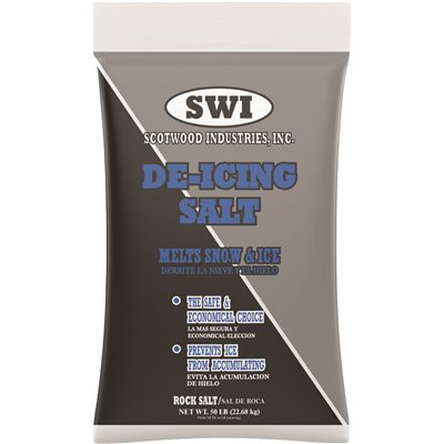 Scotwood De-Icing Rock Salt Ice Melt (50 Bags/Pallet)