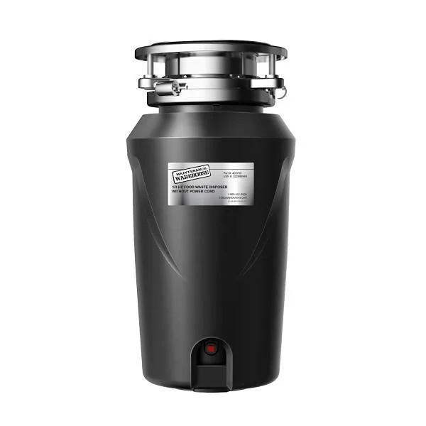 Maintenance Warehouse 1/3 HP Continuous Feed Garbage Disposal Non-Corded With Bio-Shield Odor Protection