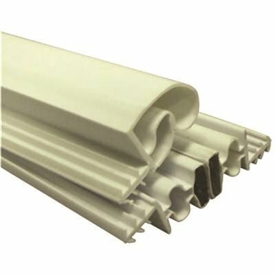 STRYBUC INDUSTRIES 81 in. x 37 in. x 81 in. White Magnetic Weatherstrip Set - 809954