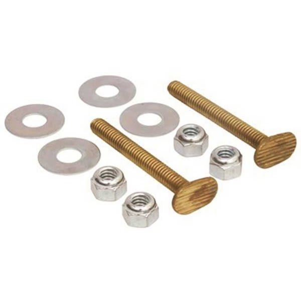 ProPlus 5/16 In X 2-1/4 In Brass Snap-Off Toilet Flange Bolts