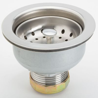 3.5"-4" Stainless Steel Double Cup Kitchen Sink Strainer and Stopper