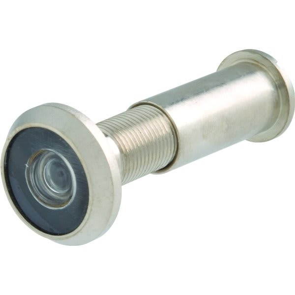 180 Degree Plastic Lens Door Viewer (2-Pack) (Satin Nickel)