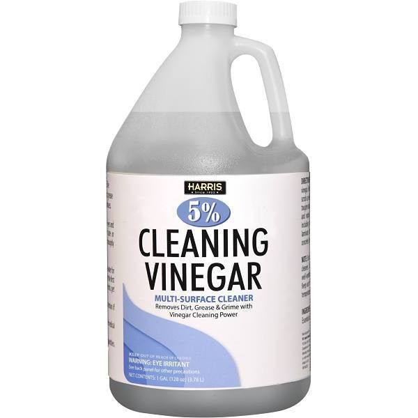 Harris 5 Percent Cleaning Vinegar Removes Dirt And Grime Safely, Case Of 4