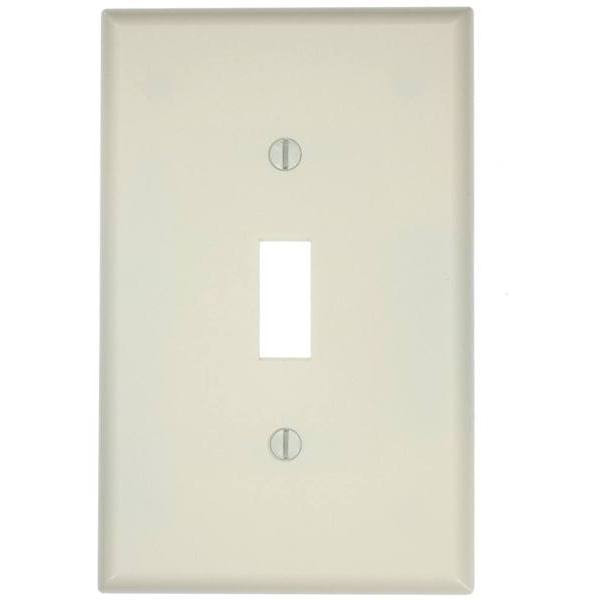 Leviton 1-Gang Toggle Wall Plate (Almond)