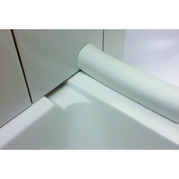 Mustee 67" Collapsible Water Barrier Kit For Caregiver Barrier Free Shower Floor