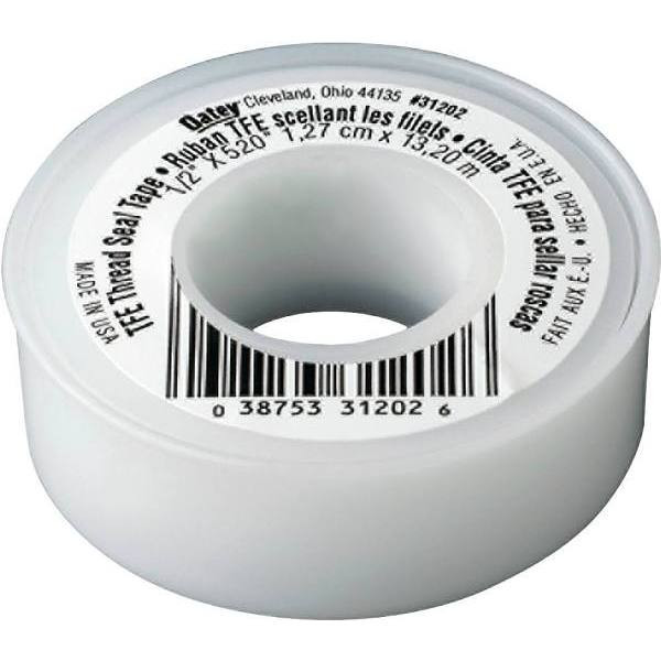 Oatey 1/2" X 520" Thread Sealing PTFE Plumber's Tape