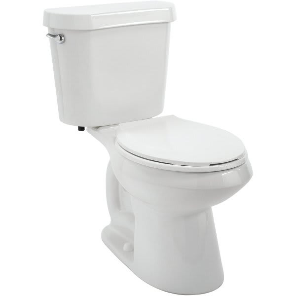 Premier 2-Piece All-In-One 1.28 GPF Single Flush Elongated Toilet, White