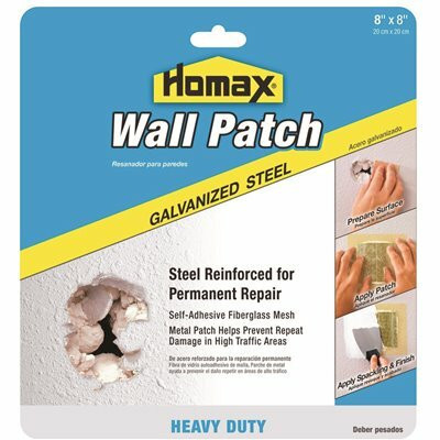 Homax Galvanized Steel Heavy-Duty Wall Patch New