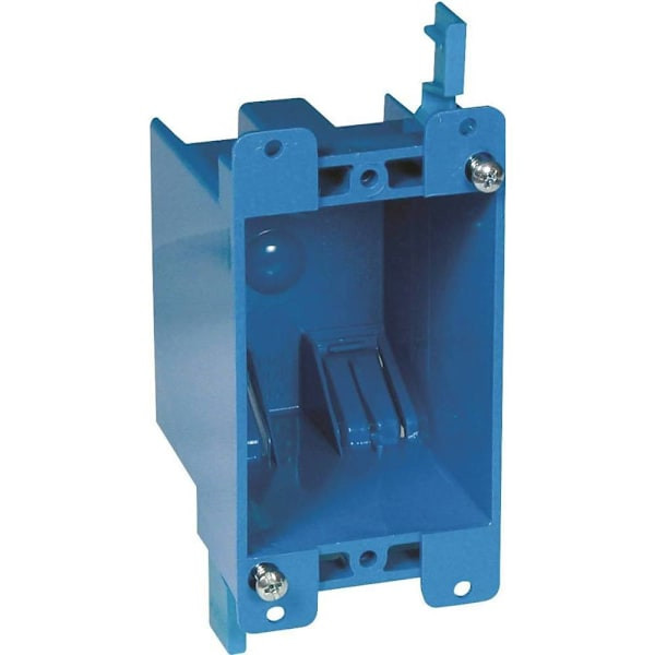 Carlon 1-Gang Old Work PVC Switch/Outlet Electrical Box (Blue)