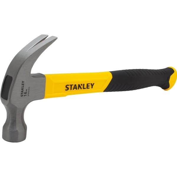 Stanley 16 Ounce Curve Claw Fiberglass Hammer