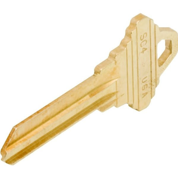 Schlage Sc4 Brass 6-Pin Key Blank, Box Of 50