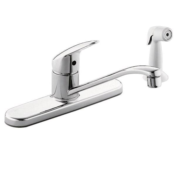 Cleveland Faucet Group Cornerstone 1-Handle Kitchen Faucet W/ Spray, 1.5 Gpm, Chrome