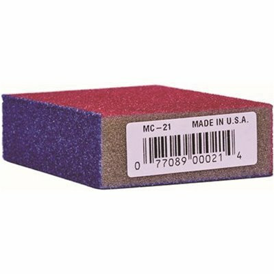Linzer 4 Inch X 2-5/8 Inch X 1 Inch Medium/Coarse Sanding Sponge