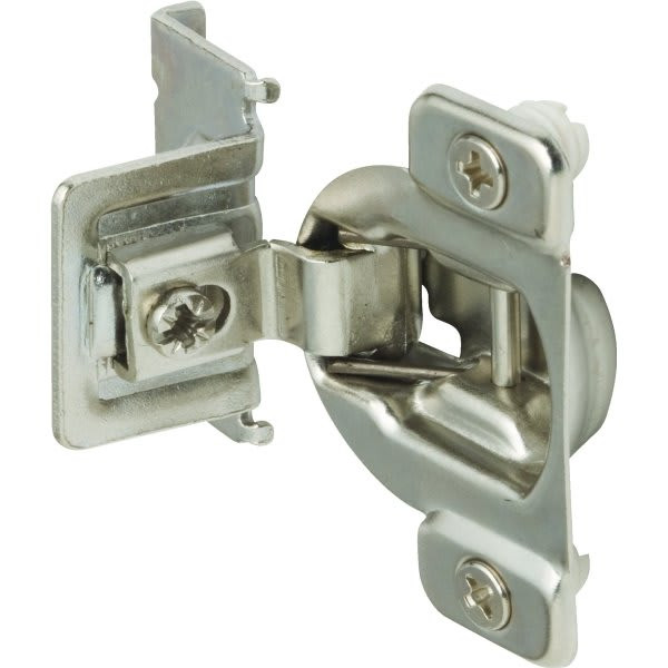 1/2" Overlay Self-Closing Concealed Cabinet Hinge For Framed Cabinets Pack Of 2